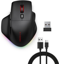 E-YOOSO X54 Rechargeable Ergonomic Wireless/Bluetooth/Wired Mouse,T8-3 picture