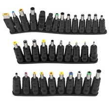 34Pcs Universal 5.5mm x 2.1mm DC AC Connector Power Adapter Tips Connector Po... picture