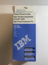 IBM PC Compact Printer Paper Thermal Paper 8 1/2 wide 30m Long Roll -  2 Rolls picture