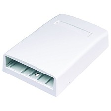 Panduit CBX4WH-AY Surface Mount Box 4-Port White (cbx4whay) picture