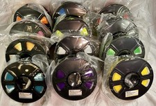 MIKA 3D 12 in 1 PrinterFilament Bundle.5kg Each Spool 6kg Total PLA Bright Silk picture