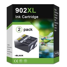 2PACK 902XL Black ink Cartridge for HP 902 XL Officejet 6951 6958 6962 6979 6975 picture