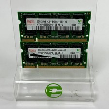 SK Hynix PC2-6400S 4GB (2x2GB) SODIMM RAM DDR2 800MHz HYMP125S64CP8-S6 picture
