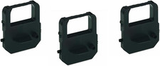 COMPUMATIC Ribbon for Lathem & Acroprint Time Clocks, Black Ink (3 Pack) | Fits picture