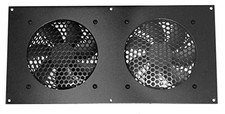 Coolerguys Dual 120mm Fan kit with pre-Set Thermal Controller CG-1202-P Black  picture