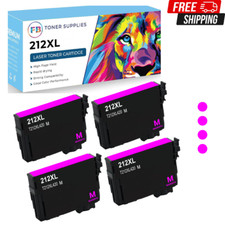 4x Magenta T212 Ink Cartridges for Epson Workforce WF-2830 WF-2850 XP-4100 XP-41 picture