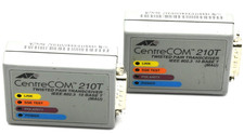Lot of 2x AT-210T CentreCOM 210T 2A Transceiver IEEE 802.3 10 BaseT MAU Ethernet picture