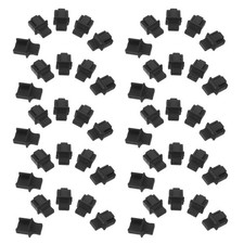 100 pcs RJ45 Network Port Plug Silicone Dust Cap Set for Ethernet Jack - Anti picture