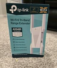 TP-Link - AX5400 Tri-Band Mesh Wi-Fi 6E Range Extender - White RE815X picture