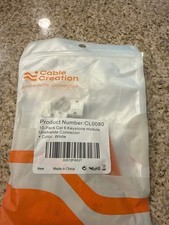 Cable Creation Cat 6 Keystone Module - Pack Of 8 picture