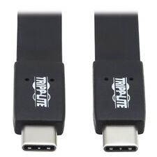 Tripp Lite U420-003-G2-FL USB C Cable Flat 3.1 Gen 2 10Gbps picture