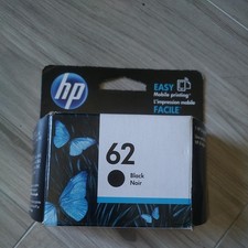 New Sealed Genuine HP 62 Black Ink Cartridge (C2P04AN) OEM | Expired 7/2023 picture