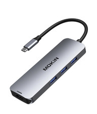 MOKiN 8 IN 1 USB C to Dual HDMI Docking Station picture