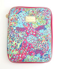Lilly Pulitzer Folio/Tablet Sleeve Lilly's Lagoon Neoprene Zip Around 13x10 picture