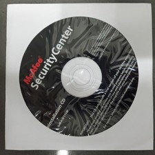 McAfee Security Center Reinstallation CD picture
