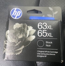 HP Genuine Original 63XL/65XL Black Inkjet Ink for HP 63 & 65 Exp Feb 2028 new   picture