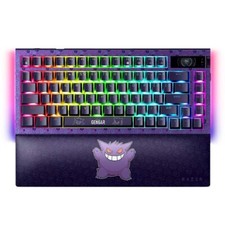 Razer x Pokémon Gengar Wireless Mechanical Keyboard W/ Wrist Rest Combo Set picture