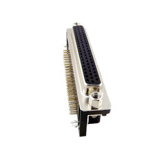 2x D-SUB DB62 3 Rows 62Pin Female Right Angle PCB Solder Cable Adapter Connector picture