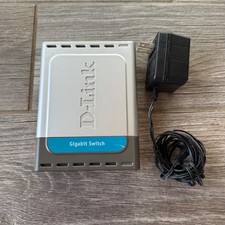 D-Link DGS-1005D 5 Port Gigabit Ethernet Network Switch Power Adapter NOT TESTED picture