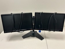 ASUS VH192D VGA LCD Double Monitor with Adjustable Stand USED picture