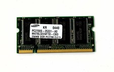 Samsung M470L3224FT0-CB3 256MB DDR-333 PC2700S 200-Pin SO-DIMM picture