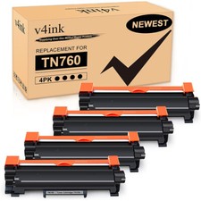 4Pk TN760 Compatible for Brother TN730 TN-760 Toner MFC-L2690DW HL-L2325DW picture