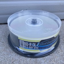 25 Optical Quantum 6x 50GB Blu-ray Double Layer BD-R DL Logo Top OQBDRDL06LT-25 picture