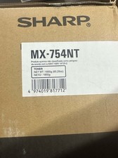MX754NT Sharp New NIP NIB Toner Cartridge Original Genuine MX-754NT Black picture