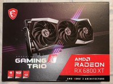 MSI AMD Radeon RX 6800 XT GAMING X TRIO 16GB GDDR6 Graphics Card GPU *Perfect* picture
