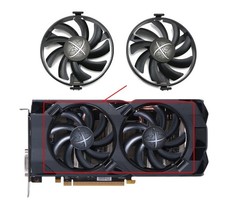 Cooler Fan For XFX Amd Radon R7 370 RX 470 480 570 580 460 RX460 FDC10H12S9-C picture