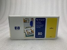 HP 80 C4823A DesignJet Printhead & Cleaner, Yellow  Expired: August 27th 2008 picture