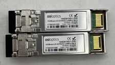 LOT OF 2 OSIOPTICS 1442410G1-OSI 10GBASE-LR ADTRAN COMPATIBLE 1310NM TRANSCEIVER picture