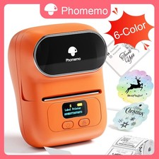 Phomemo M110 Label Maker Machine Thermal Bluetooth Label Barcode Printer LOT picture