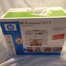 HP Photosmart A512 Digital Photo Inkjet Printer new unopened box. See pictures. picture