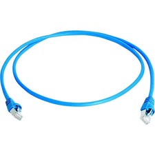 Telegärtner 100009129 RJ45 Network Cable, Patch Cable CAT 6A S/FTP 50.00m Blue R picture