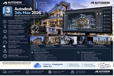 Autodesk 3ds Max 2026 3D Software Commercial License 1 Year 1 Original User picture