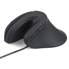 HXMJ- Ergonomic Vertical Mouse Wired,USB Corded Optical Mice,Silent M, Black picture