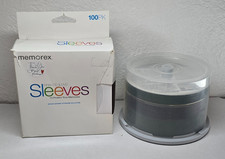 Blank CD-R DVD+R Lot 46 Discs Ritek Sony Verbatim + 85 Memorex Sleeves picture