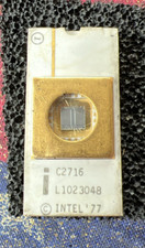 Intel C2716 Integrated Circuit EPROM IC Gold UV Window Malaysia picture