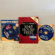 3 VINTAGE Software CD's  AOL 7 Gold, AOL 8.0 Plus  and AOL 9.0 optimized picture