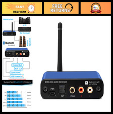 Hi-Fi Bluetooth 5.1 Audio Receiver, aptX HD/AAC, Audiophile DAC, RCA & Optical O picture
