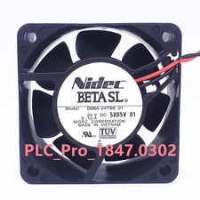 NEW Nidec D06A-24TS8 01 Inverter Cooling Fan 24VDC 0.15A 60*60*25MM 6CM 2 Wire picture