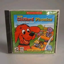 Scholastic Clifford the Big Red Dog Reading CD-ROM Win/Mac Ages 4-6 New  Sealed picture