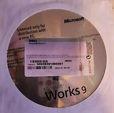 OEM Windows Microsoft Works 9.0 CHECK COMPATIBILITY picture