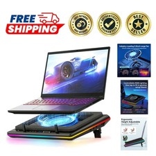 V12 Turbo Fan Laptop Cooling Pad - Adjustable Speed & Touch Control Design picture