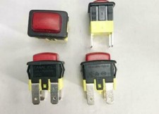 5PCS NEW CANAL PS-5 16A 125/250VAC 4 pins Rocker Switch With Red Lamp picture