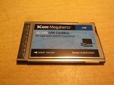 3Com Megahertz 10/100 LAN CardBus w/Xjack connector 3CXFE575CT  picture