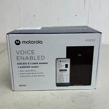 Motorola MT8733 Voice Enabled Docsis 3.1  Modem + AX6000 Router picture