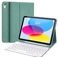 CHESONA Lake Green Keyboard Case Compatible For iPad 9th Generation 2021 picture