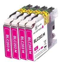 Color Ink Cartridges Pack fits Brother LC203 MFC-J680DW MFC-J885DW MFC-J4420DW picture
